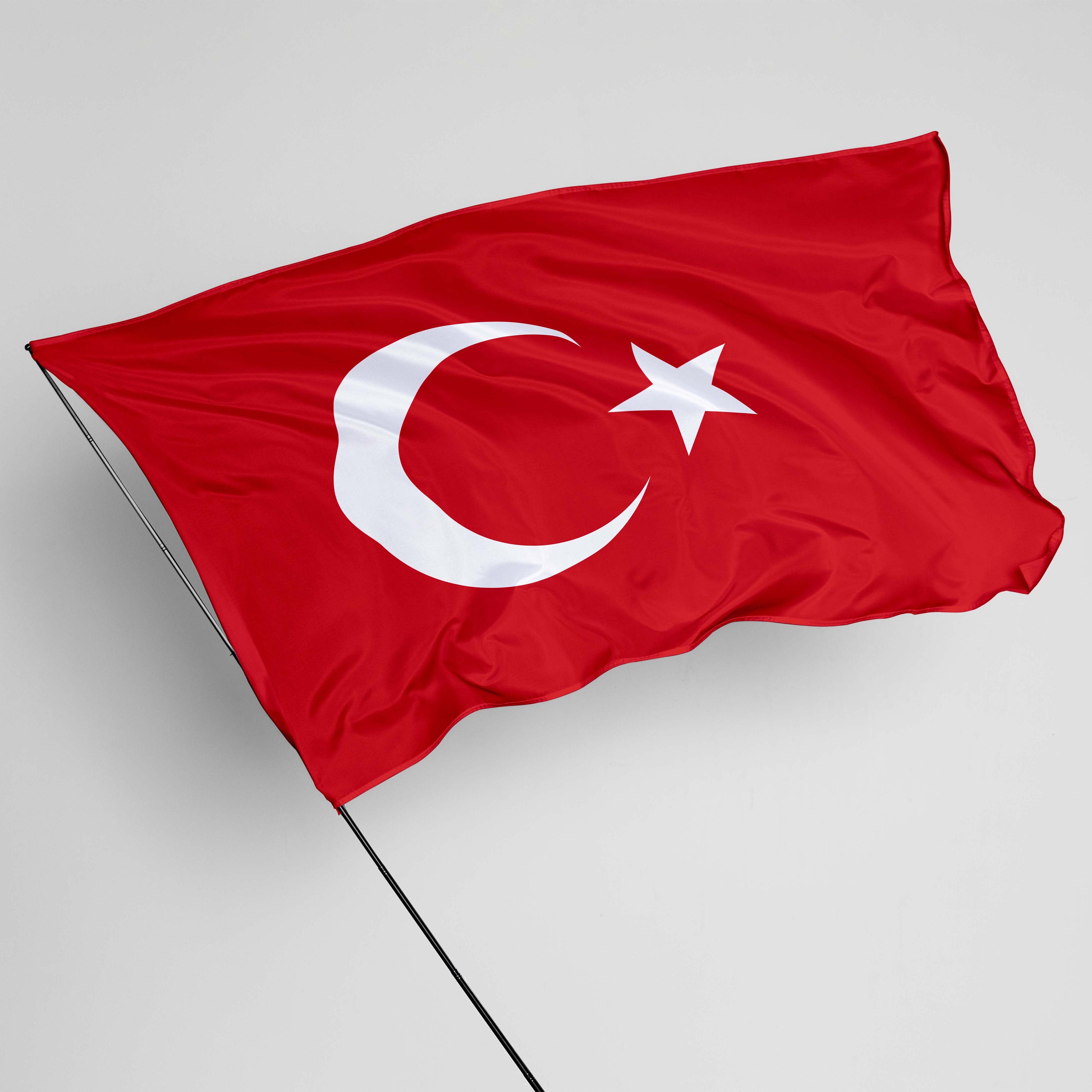 Turkey Flag 150 x 90 cm : : Garden