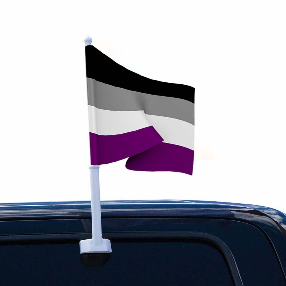 Akachafactory Bandiera bandierina Auto Gagliardetto LGBT