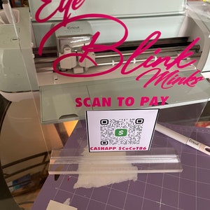 Personalized Acrylic QR code sign
