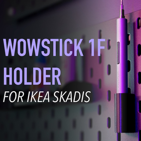 Wowstick 1F Holder for Ikea Skadis - Electric Screwdriver Holder - Free Delivery