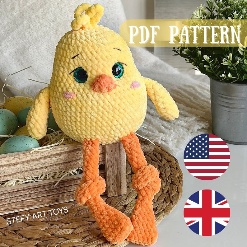 Amigurumi Master class Milie The chick in English zdjęcie 1