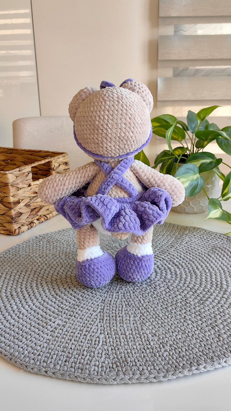 Amigurumi crochet pattern Emma the Bear in English zdjęcie 5