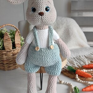 Amigurumi Master class TEO The Easter Bunny in Bulgarian zdjęcie 8