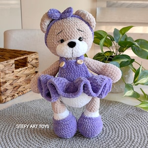 Amigurumi crochet pattern Emma the Bear in English zdjęcie 4