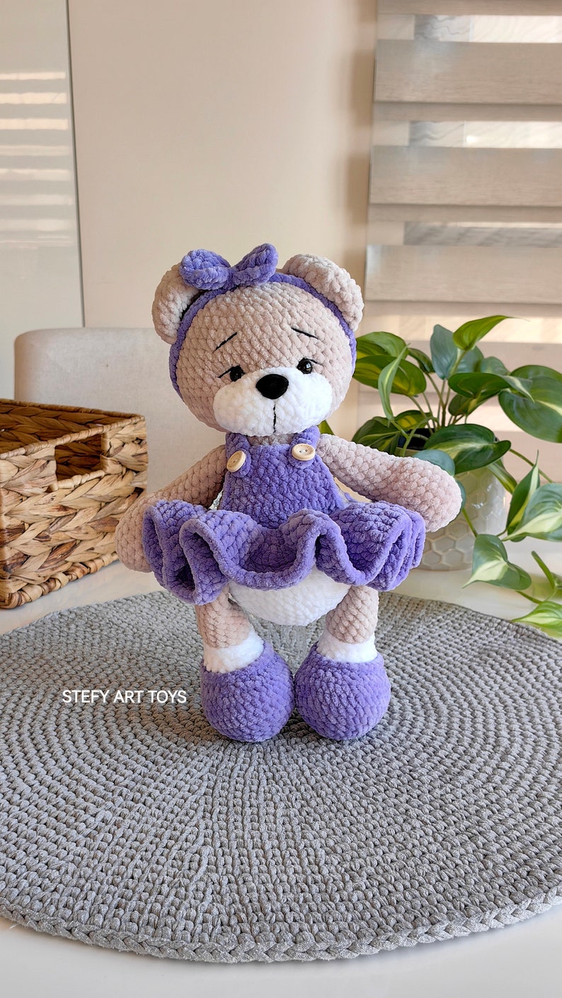 Amigurumi crochet pattern Emma the Bear in English zdjęcie 4