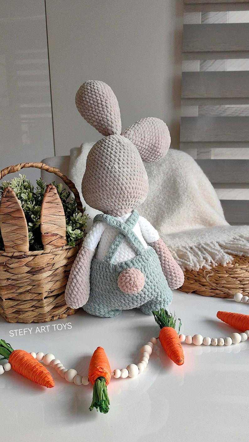 Amigurumi Master class TEO The Easter Bunny in Bulgarian zdjęcie 5