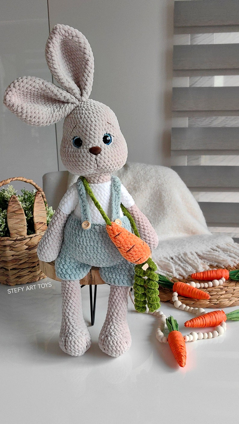 Amigurumi Master class TEO The Easter Bunny in Bulgarian zdjęcie 4