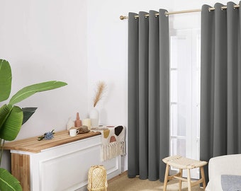 Velvet Custom Curtain Panel,Luxury Blackout Curtains For Living room,Velvet Drapes for bedroom,Grommet Top Curtain, window treatments