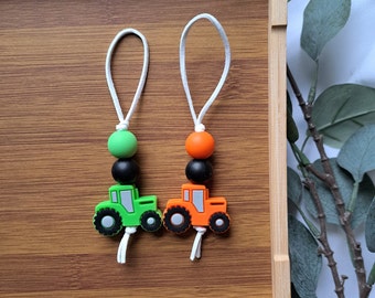 Handmade Tractor Zipper Pull | Charming Farm-Inspired Bag & Jacket Accessory