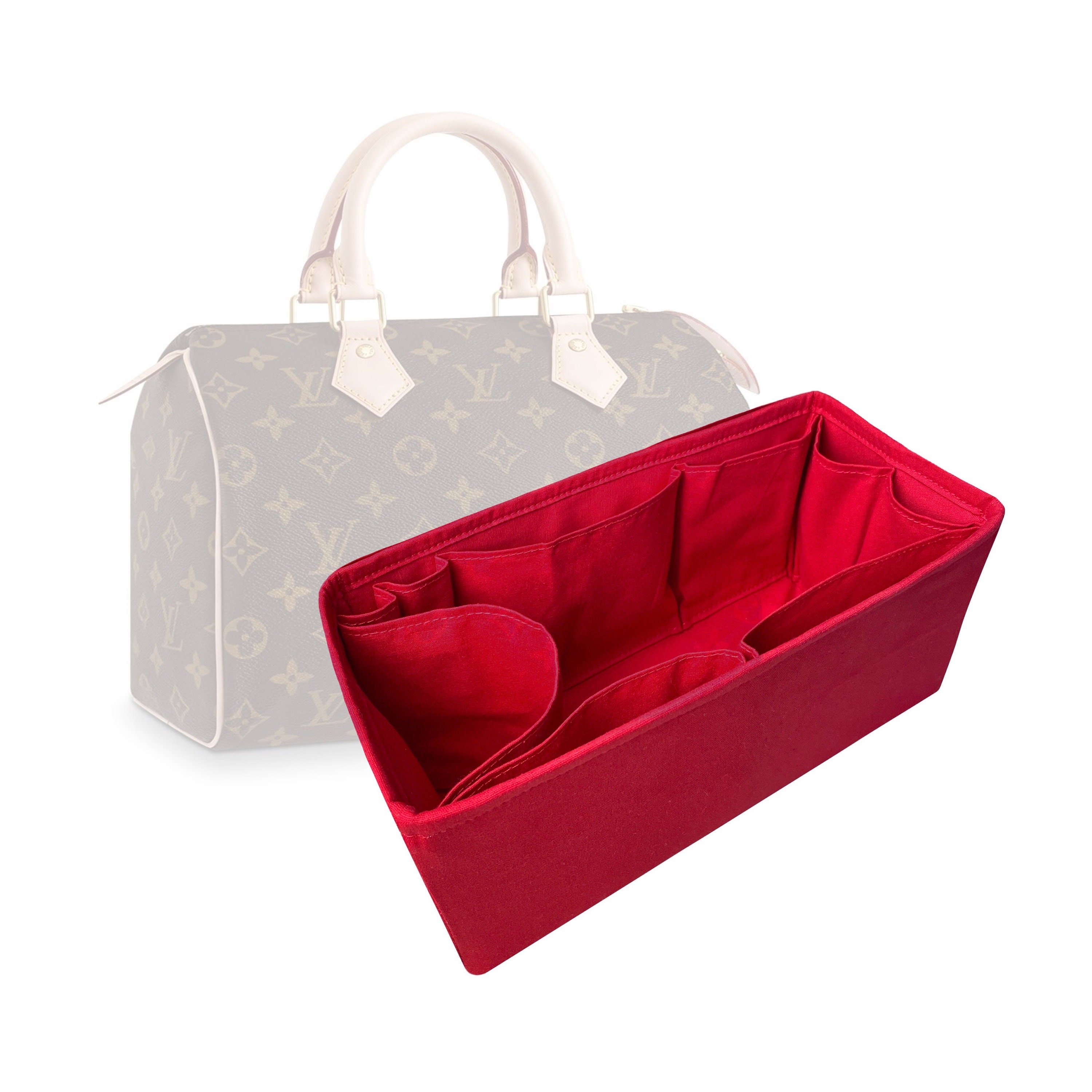 Bag Organizer for LV Speedy 25 - Premium Felt (Handmade/20 Colors) :  Handmade Products 