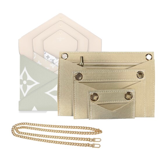 Fits for Kirigami Pochette Insert Organizer With Chain Crossbody Bag  Designer Handbag Inner Cosmetic Kirigami Insert