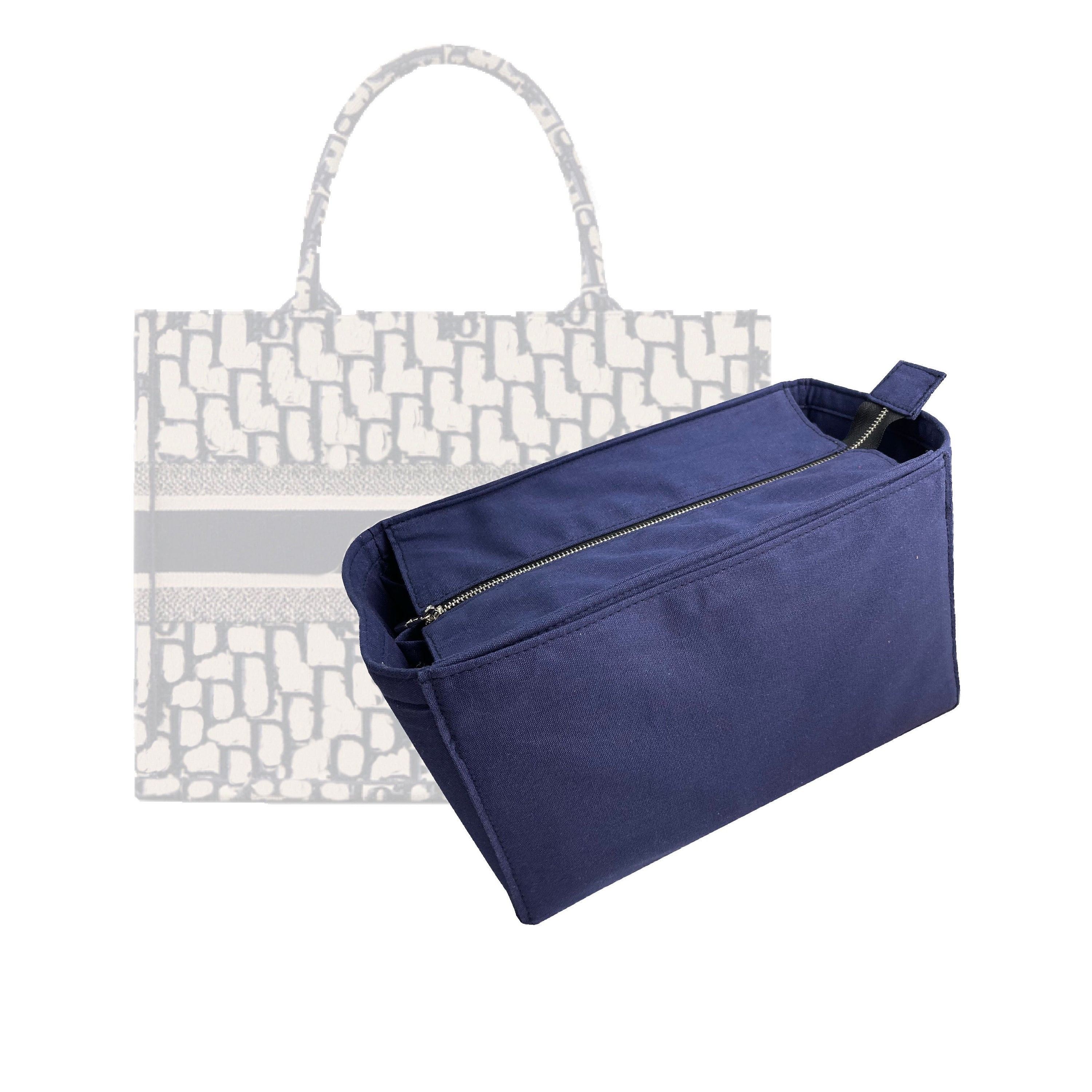 Dior Book Tote Organizer in Kinga Blue., Video published by Esmé®  Singapore