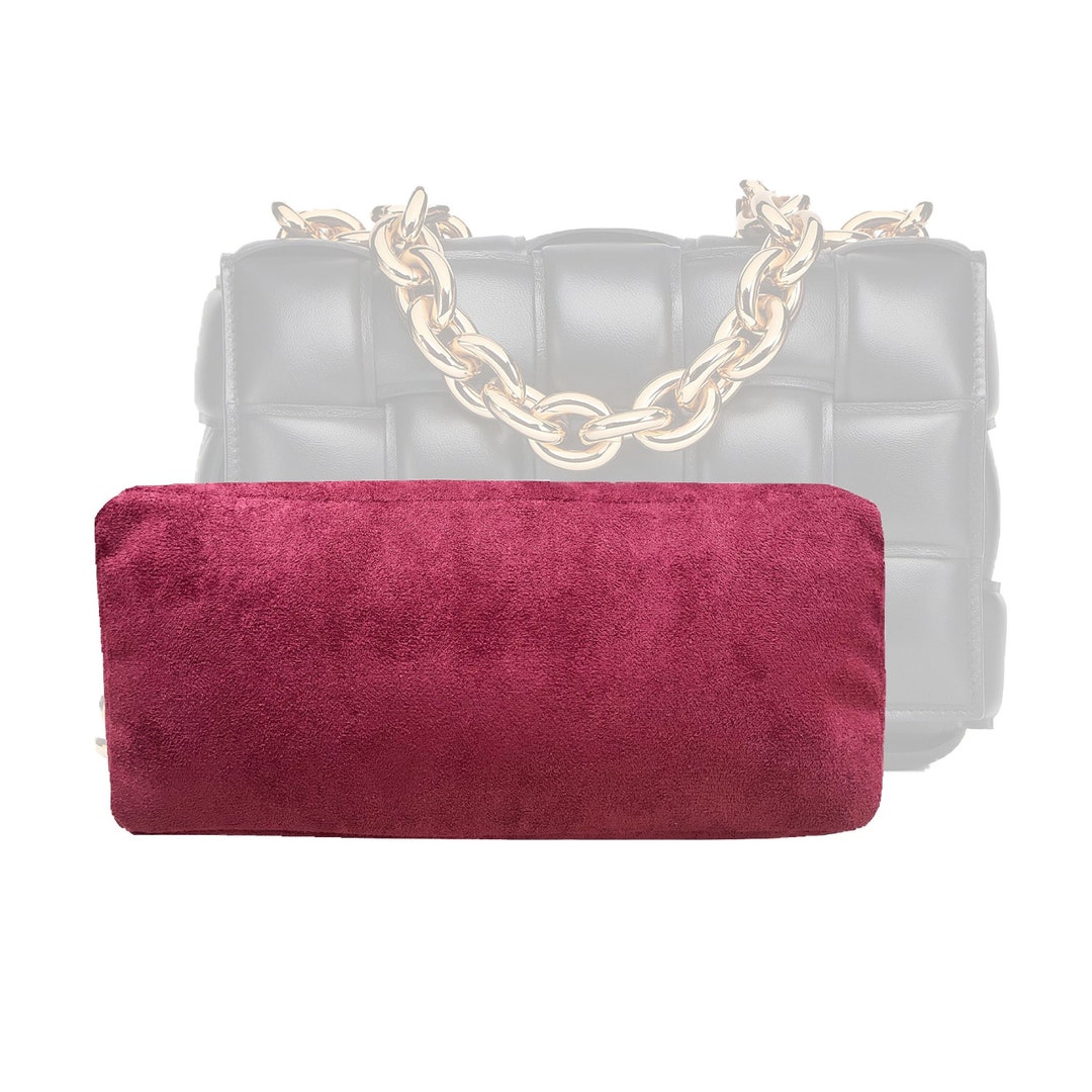 Chain Cassette Bag Pillow / Premium Velvet Purse Storage Pillow for