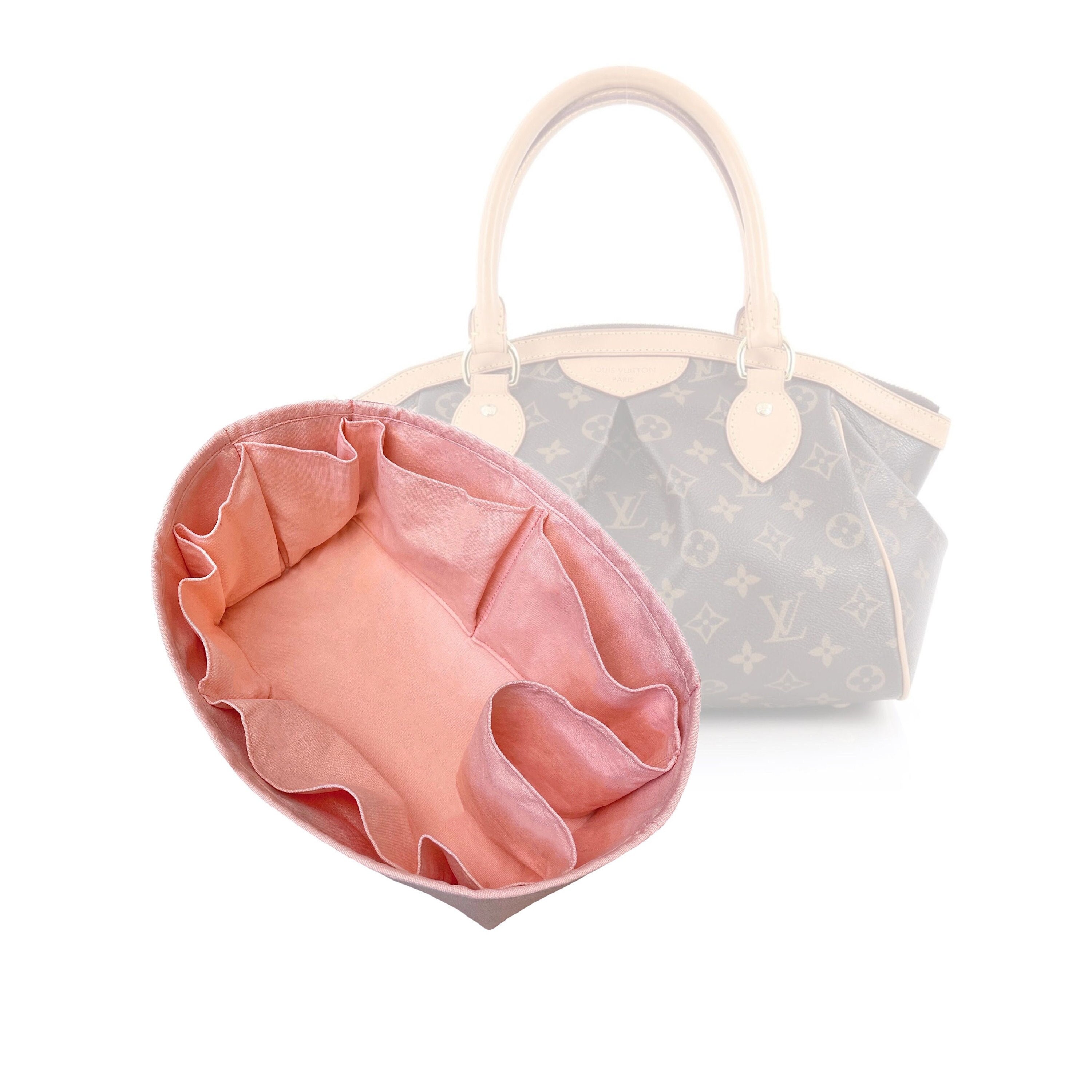 Tote Bag Organizer for Louis Vuitton Tivoli GM Bag with Single Bottle Holder