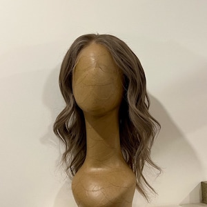 100% Virgin Human Hair | Dark Mushroom Brown with Babylights Balayage Glueless HD Lace Front Wig