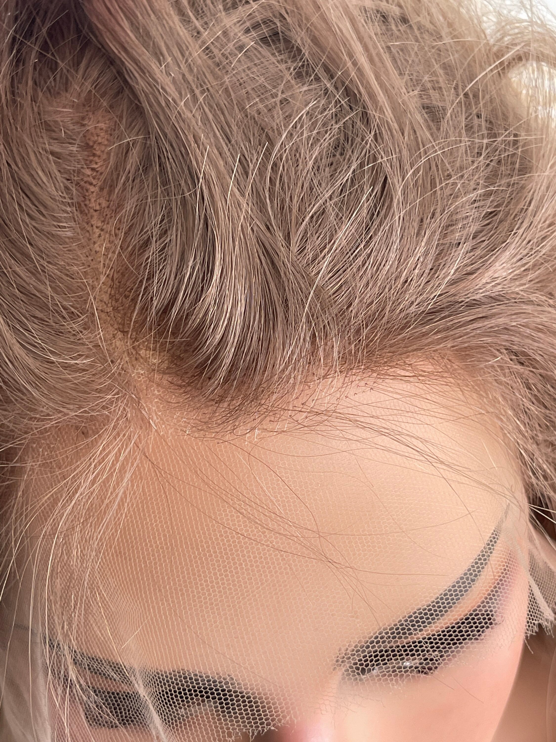 100% Virgin Human Hair | Milktea Blonde With Dark Blonde Roots Balayage ...
