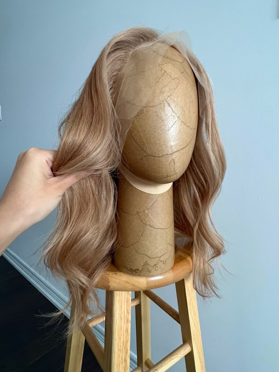100% Virgin Human Hair | Dark Oatmeal Blonde With Moneypiece and Subtle ...