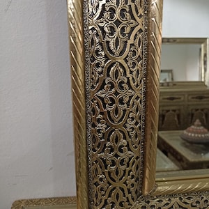Moroccan Mirrors Full length Floor Mirror Hanging On Gold Frame Scrying Mirrors Wall Art Extra Large Mirrors Bathroom Mirrors Silver Frame