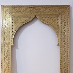 Mirror, Moroccan Mirror, large Mirror, Huge mirror, Wall Tall Mirror, Full length  scrying mirror, Gold framed , Home decor,  free shipping