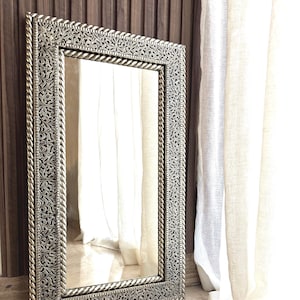 Floor Mirror Wall large mirror full lenght Mirror Wall decor brass mirror antique long wide dining room mirror full body mirror oversized
