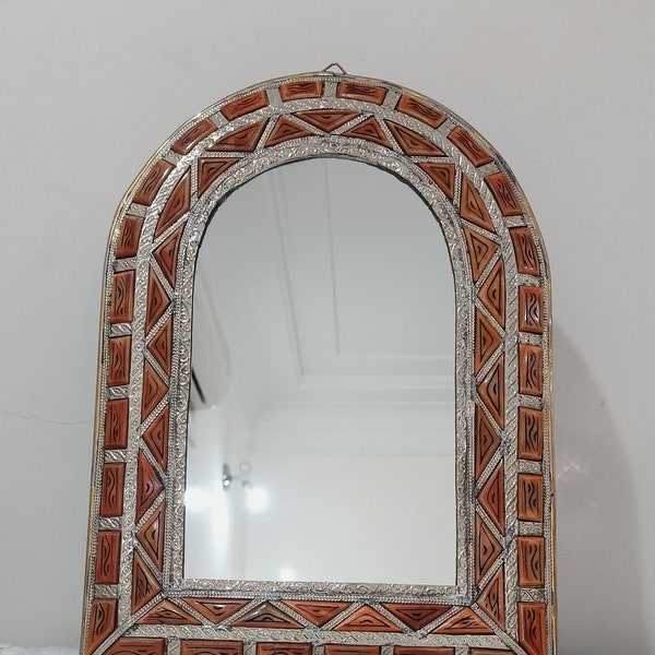 Miroirs, large Miroir, Miroir de voyance, Miroir marocain, Os Laiton Cuivre , miroir mural, Cadre fait main, Maison déco, livraison gratuite