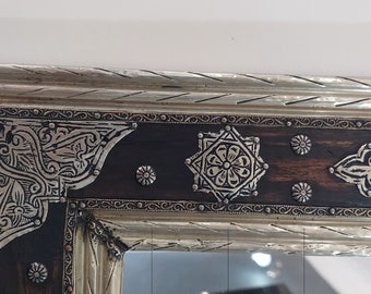 Mirror, moroccan mirror, full length mirror, large mirror, scrying mirror large,large wall mirror, Oversized wall mirror, home decor, free