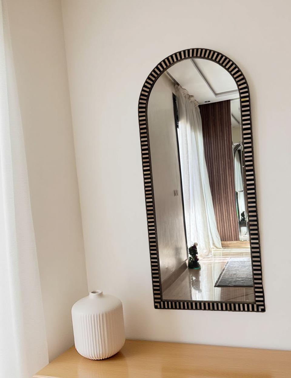 モロッコミラー、全身鏡、大型ワイドミラー、アンティークミラー