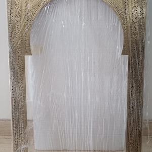 Full length mirror frame ,Large Moroccan Mirror, Gold Wall Decor, floor Mirror image 16