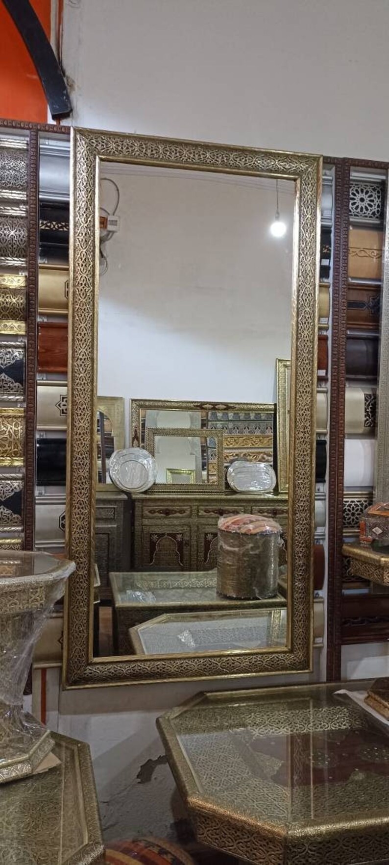 Moroccan Mirror,scrying Mirror, Extra Large Mirror, Floor Mirror, Wall