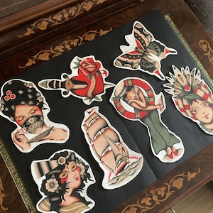 Collezione Flash 1 — Illustrazione originale di un tatuaggio flash - carta di cotone premium formato A3