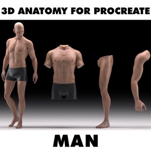 Maquette de tatouage 3D pour procréer MAN