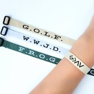 Back to School Bracelet Pack | WWJD-God Is Greater Than Highs and Lows-F.R.O.G.- Fully Rely On God-G.O.L.F.- God Offers Love & Forgiveness