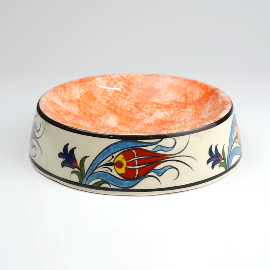 Dog & Cat Food Plate, Custom Drawing, Ceremic, Craft Supply, Handmade