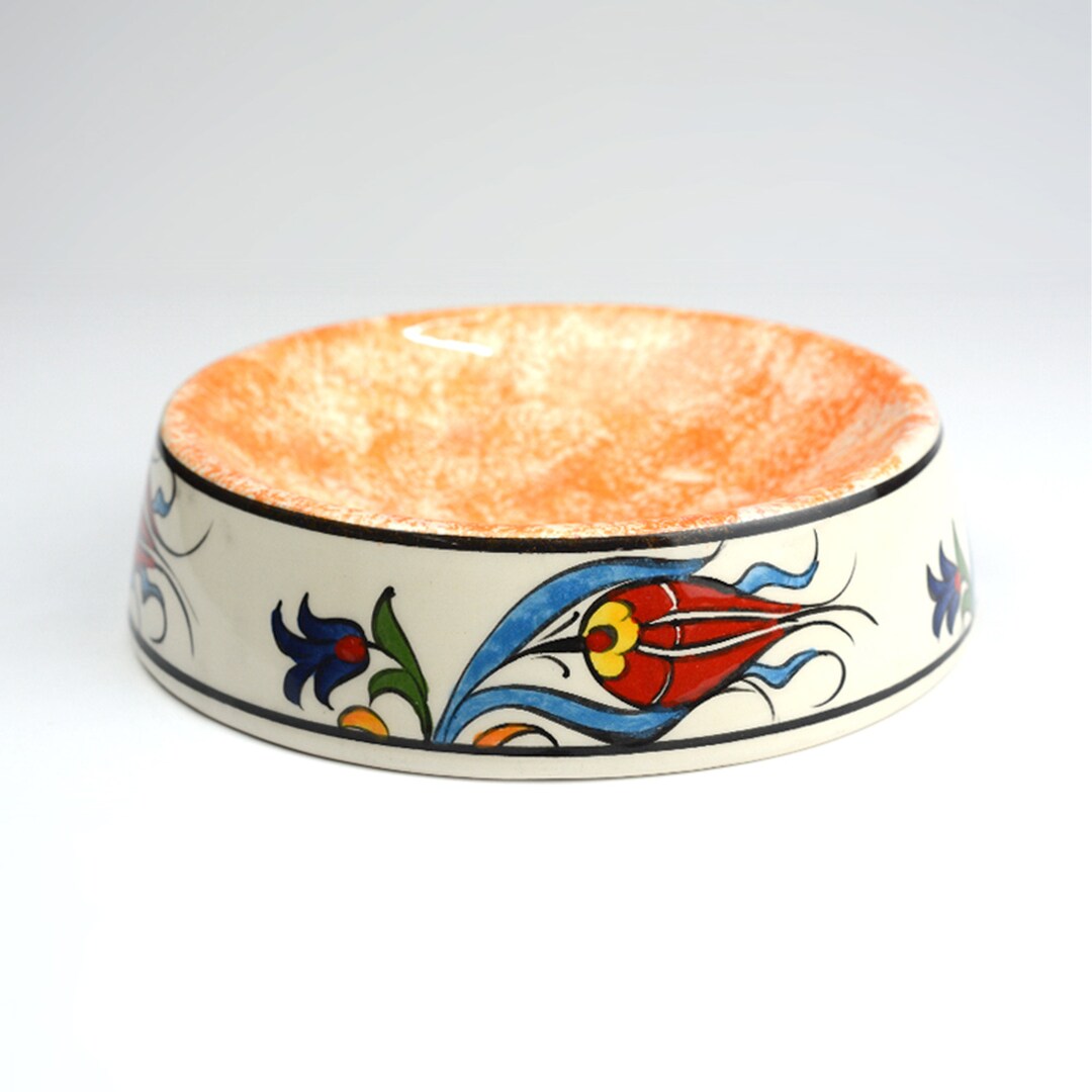 Dog & Cat Food Plate, Custom Drawing, Ceremic, Craft Supply, Handmade