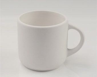 Mina Mug Ceramic Bisque , Ceramic Bisque, Craft Supply, Handmade Mug