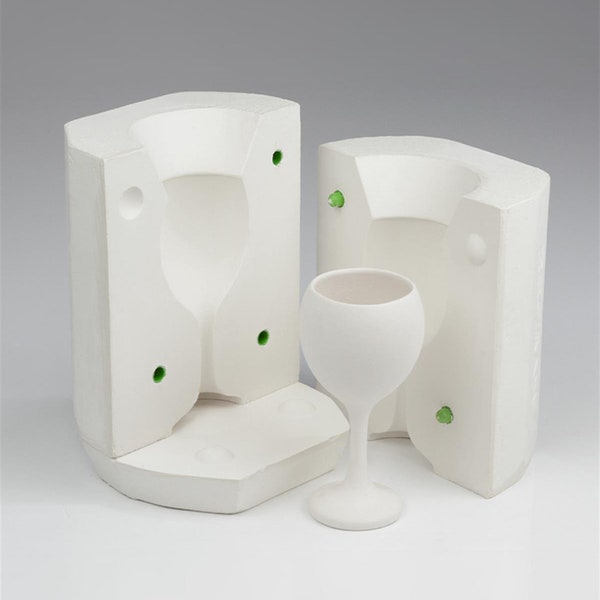 Plaster Mold For Goblet Mug, Craft Supply, Handmade Mug Mold