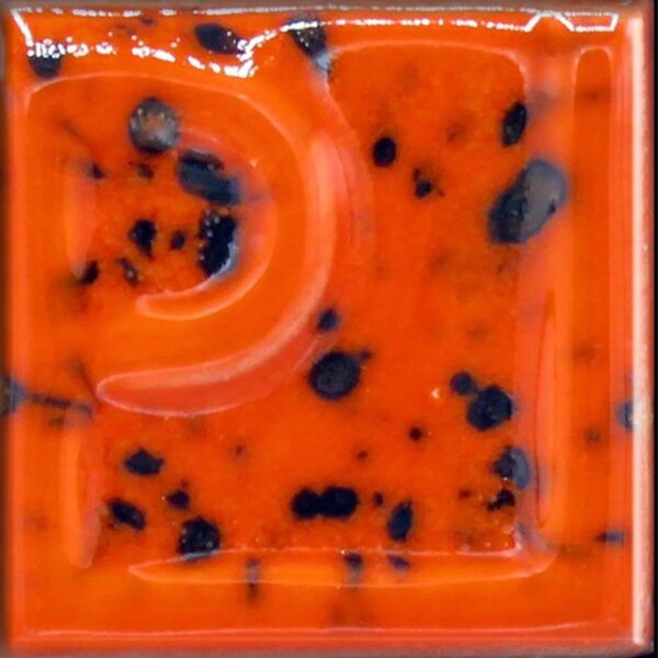 Liquid Reactive Effect Glaze Orange RSG-37 , Color Glaze , Glaze ,Handmade , Effect Glaze