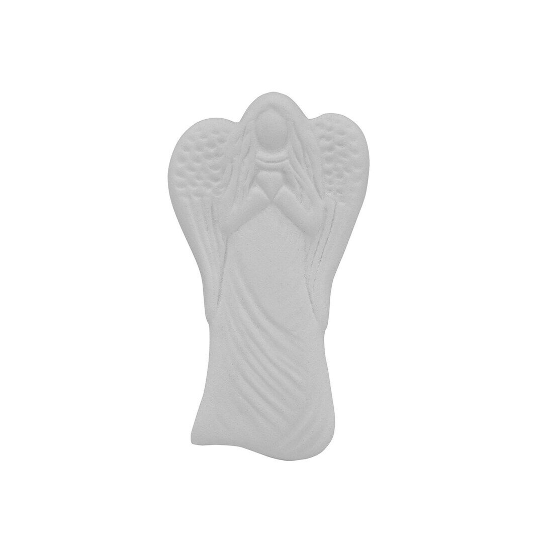 Ceramic Raw Bisque, Angel M2 Plaque Ceramic Bisque , Ceramic Raw