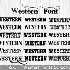 Western-Schrift, Western-Schriftensammlung, Cowboy-Schrift, Cowboy-Schrift Silhouette, Cricut-Schrift, Bundle-Schrift, süße Schriftarten, Instant Download