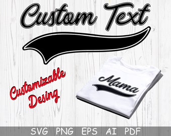Custom SVG files for Cricut, Baseball Svg, Silhouette Cameo cut file, Convert To Svg, Cricut, Image To Vector,Personalized Text Svg