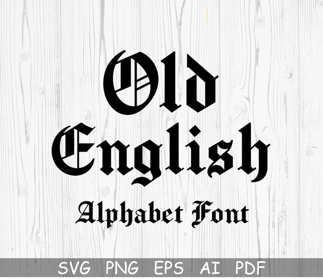 最安価格 古い英語フォント SVG、Cricut フォント、古い英語 洋書