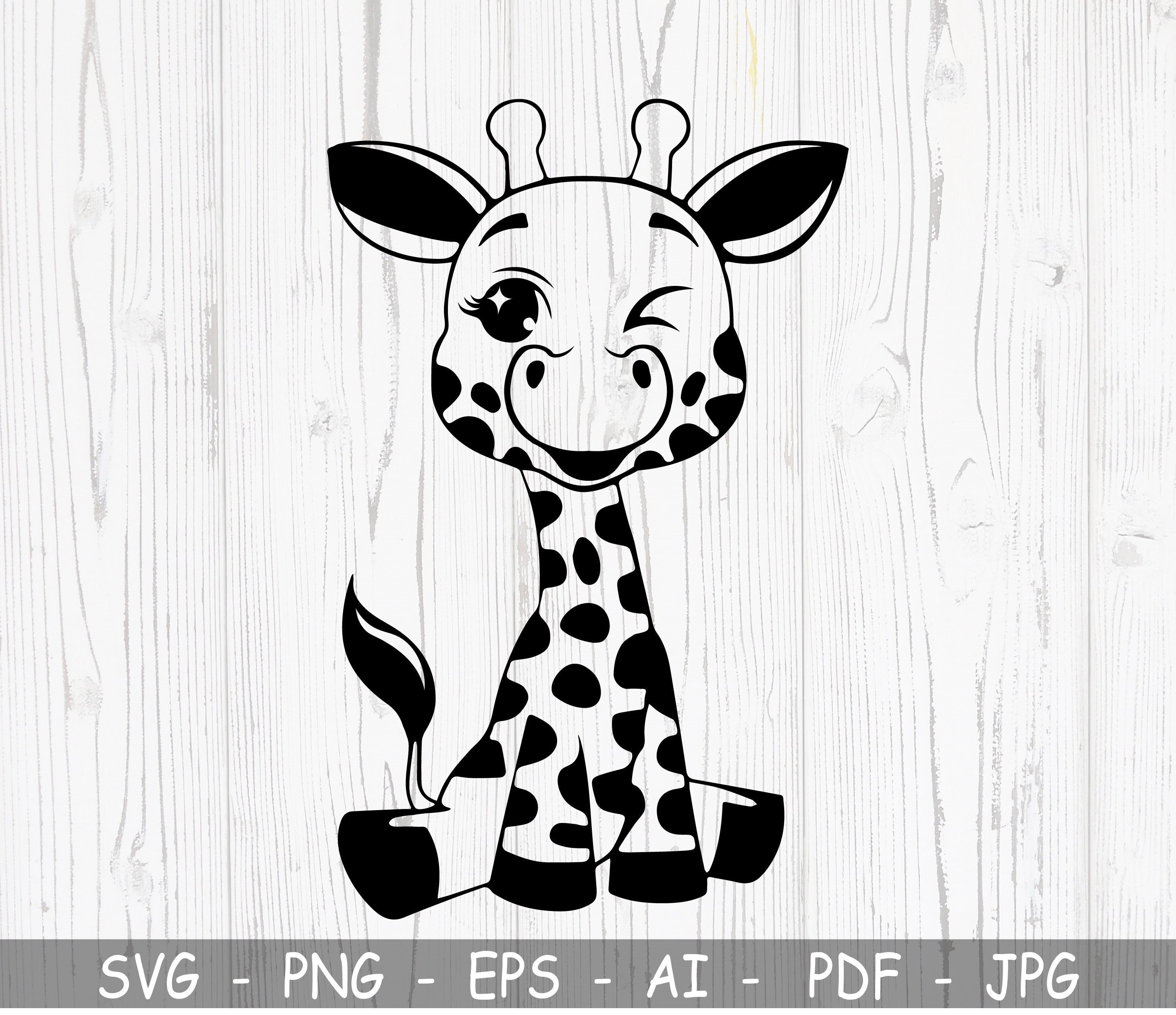 Baby Giraffe Stencil baby-giraffe-stencil