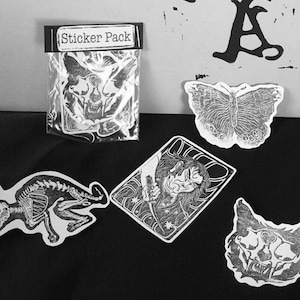 cat skull stickerpack