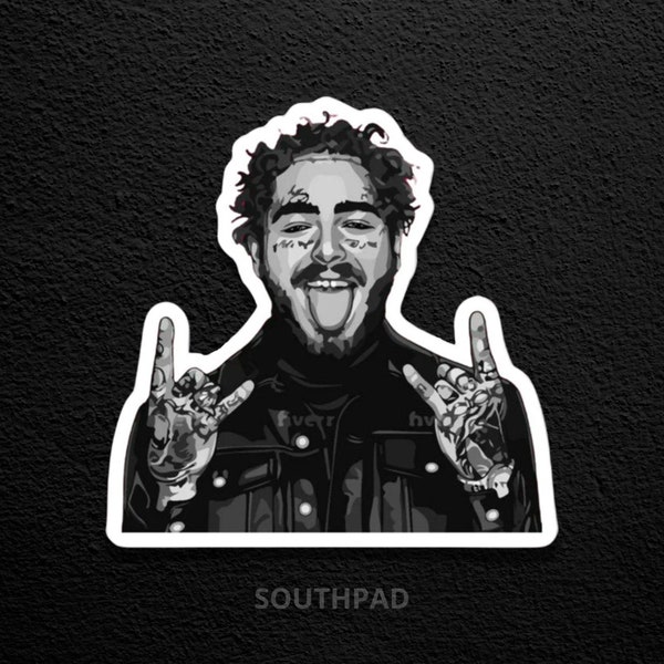 Post Malone Sticker, Post Malone Gifts Art, Post Malone Merch, Svg Post Malone, Stoney Post Malone, Post Malone Hollywood Tumbler