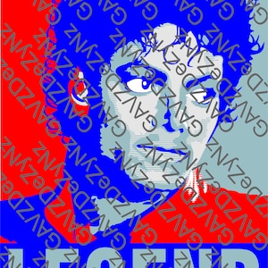 Michael Jackson Legend &quot;Original art&quot;. Portrait With signature. vinyl vector SVG, PDF, PNG, screen printing, sublimation, Like and comment