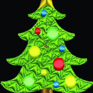 WEIHNACHTSBAUM 64x50mm Festliches Digitalisiertes Logo, Maschinennähen für verschiedene Kleidungsstücke Emb.  bitte folgen und kommentieren