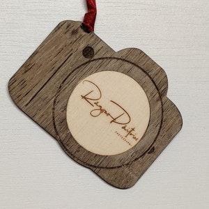 Personalisierte Fotokamera Ornament ideales Geschenk für Fotografen | DXF Dateien | Schnittdateien | Vektordateien | Laserschnitt | Digitaler Download