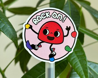 Climbing Hold-Inspired Stickers, Set of 5, Crimps, Pockets, Slopers, Jugs, and Pinches, Climbing, Bouldering Stickers