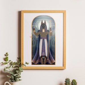 Anubis | Kunstdruck | Ägyptische Götter | Mythologie