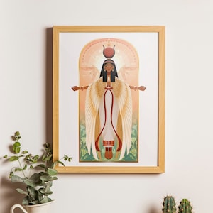 Isis / Lámina artística / Dioses egipcios / Mitología